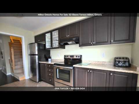 Milton Ontario Homes For Sale: 52 Gleave Terrace, Milton, Ontario - Virtual Tour