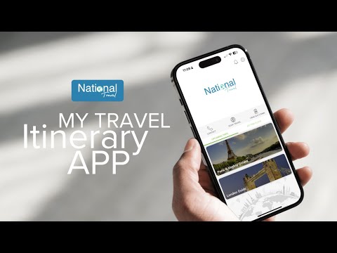 National Travel: MY TRAVEL ITINERARY app
