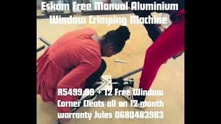 Manual Aluminium Window Corner Crimping Machine for Sale in South Africa