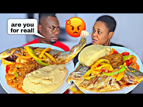 Giving Christabel For Marriage Prank Gone Wrong, African food mukbang