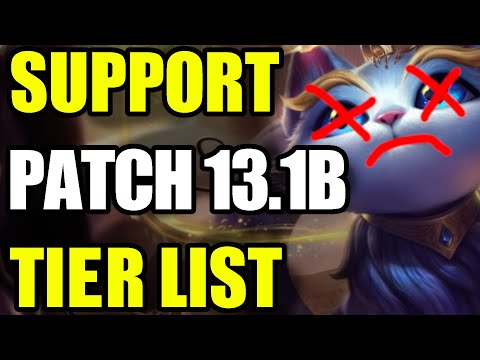 Anti-Heal buffed and Yuumi slain in Patch 13.1b -  Support Tier list