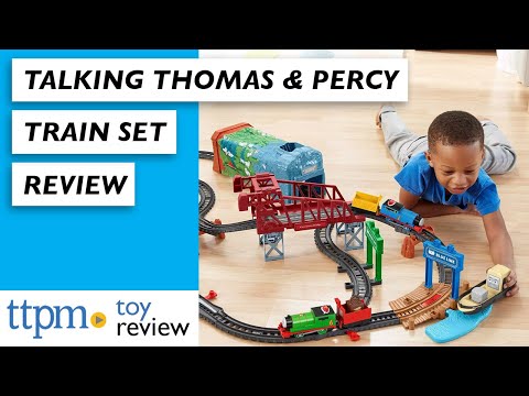 talking thomas and percy train set