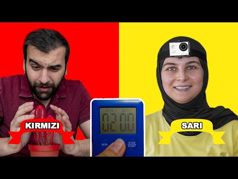DOĞRU RENGİ SEÇ / EVDEKİ RENKLERLE KAPIŞMA / EVDE TEK RENK CHALLENGE #1