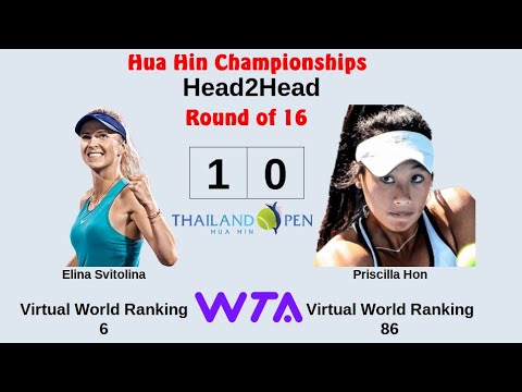 Hua Hin Championships 2023 | Elina Svitolina vs Priscilla Hon | Round of 16 | AO Tennis 2