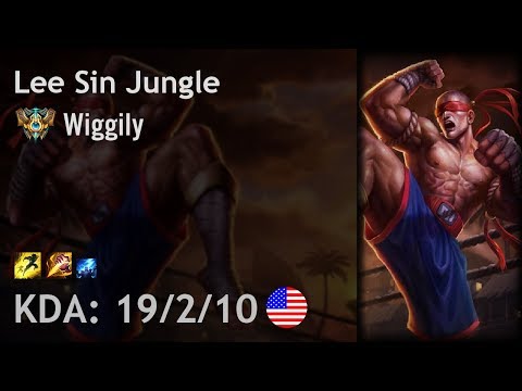 Lee Sin Jungle vs Ezreal - Wiggily - NA Challenger Patch 7.18