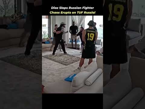 Jon Jones, Nate Diaz, and a Near Riot on TUF Russia! #UFC #MMA #jonjones #natediaz #shorts #russian