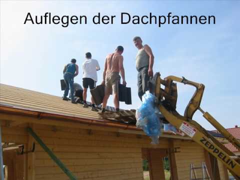 Bau eines Christian Panbo Blockhauses - www.christianpanbo.de