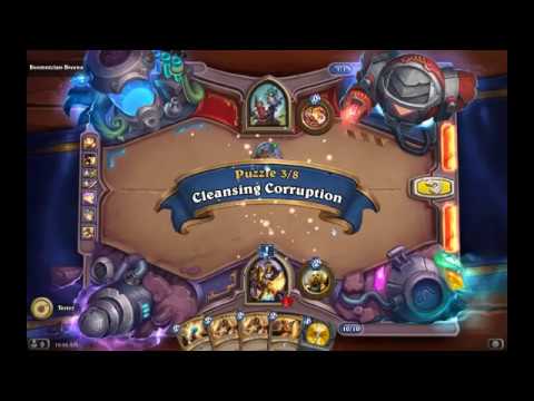 Solution Puzzle Lab Survival: Cleansing Corruption - Boomnician Breena (3/8), Hearthstone Boomsday