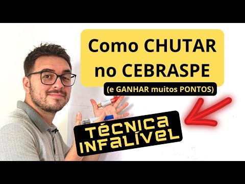 Descubra o SEGREDO do CEBRASPE - DUAS técnicas de CHUTE para CONCURSOS da banca [ATUALIZADO 2025]
