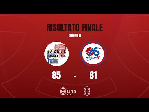 Highlights Robur Varese - Milano3 U15 Eccellenza 