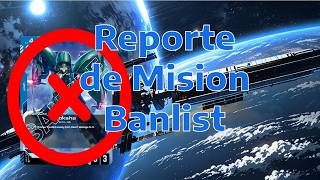 Reporte de Mision: Ban list 10 de Julio y Futuros cambios #gundamtcg