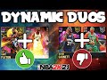 NEW DYNAMIC DUOS IN NBA 2K21 MyTEAM! WHICH DUOS ARE WORTH USING?