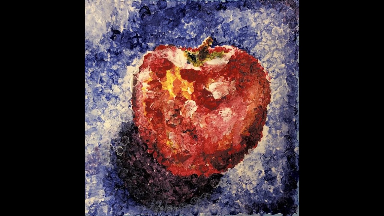 Pointillism using Q-tips