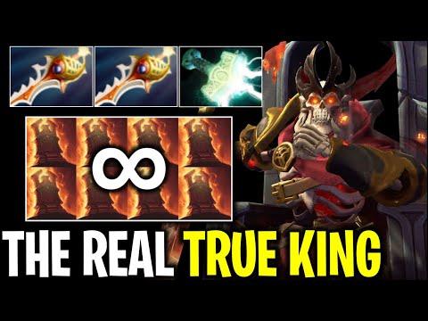 THE REAL TRUE KING 2x DIVINE RAPIER + MJOLNIR WRAITH KING | DOTA 2
