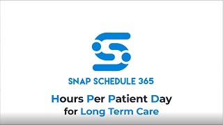 Scheduling software that helps long-term care facilities meet Hours Per Patient Day (HPPD) goals.