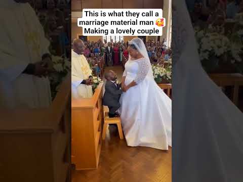 This is what they call a marriage material man 🥰Making a lovely couple #funny #happymarriage