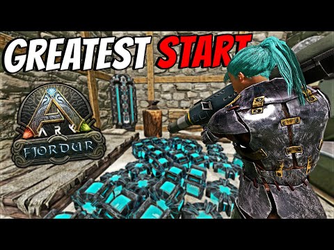 My GREATEST Start EVER On FJORDUR (New DLC) - Ark