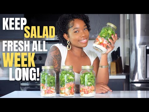 Chaz’s Cuisines| Meal Prep Salad That Will Last A Week !| Keep Salad Fresh