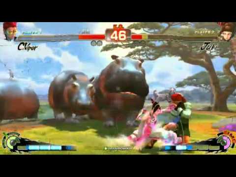 SSF4 AE: Kyabetsu (Viper) vs Yossan (Juri) - Godsgarden 4 Pool Finals Match