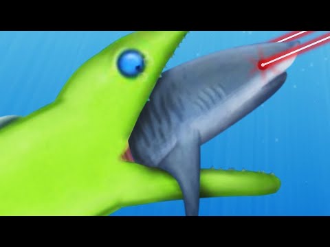 Eel terrorizing the sea in tasty planet forever