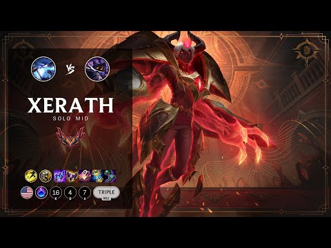 Xerath Mid vs Veigar - NA Grandmaster Patch 12.9