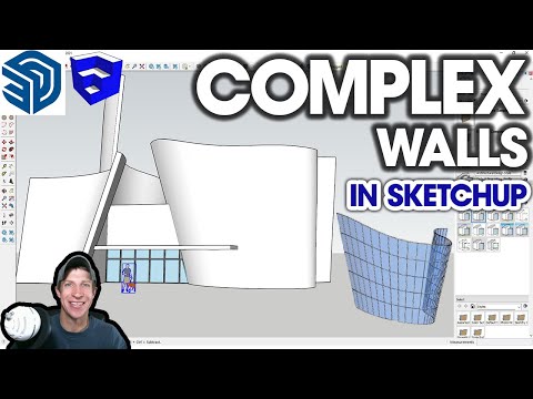 Modeling Complex Walls in SketchUp