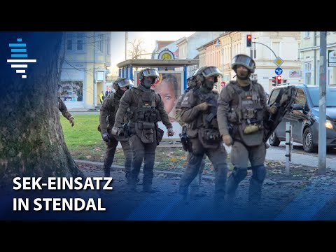 Polizei und SEK in Stendal - Schießerei in der Grabenstraße?