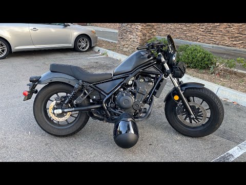 HONDA REBEL 500 CMX500 - GOPRO Hero 7 Silver Test Video