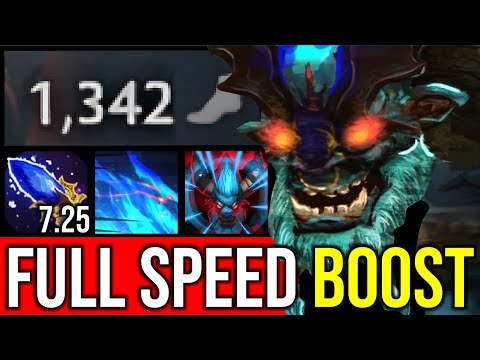 FULL SPEED BOOST..!! Max Move Speed Spirit Breaker Aghanim Scepter 7.25 | Dota 2