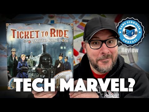 Ticket to Ride - United Kingdom A Game Schooler Review