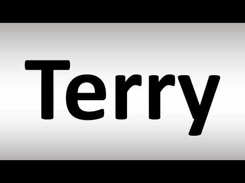 How to Pronounce Terry