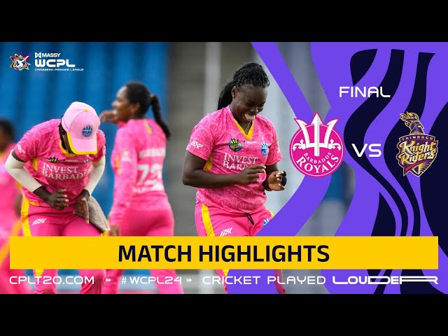 Highlights | WCPL Final | Barbados Royals Women vs. Trinbago Knight Riders Women | WCPL 2024 Highlights | WCPL Final | Barbados Royals Women vs. Trinbago Knight Riders Women | WCPL 2024