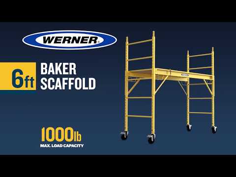 Werner Ladder - SRS72 Steel Rolling Scaffold