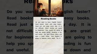 Reading Books | English Reading and Listening Practice #englishforbeginners #readingeanglish