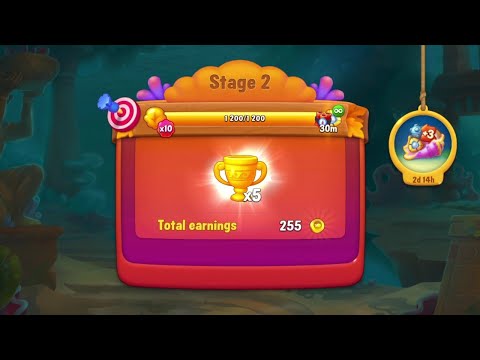 @Fishdom Win Strikes Atlantis Cup Stage 1 - Special Stage 2 Challenge, Got 30Min Dynamite 🧨