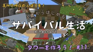 【4歳から始めるサバイバル生活★Part11】マイクラ実況