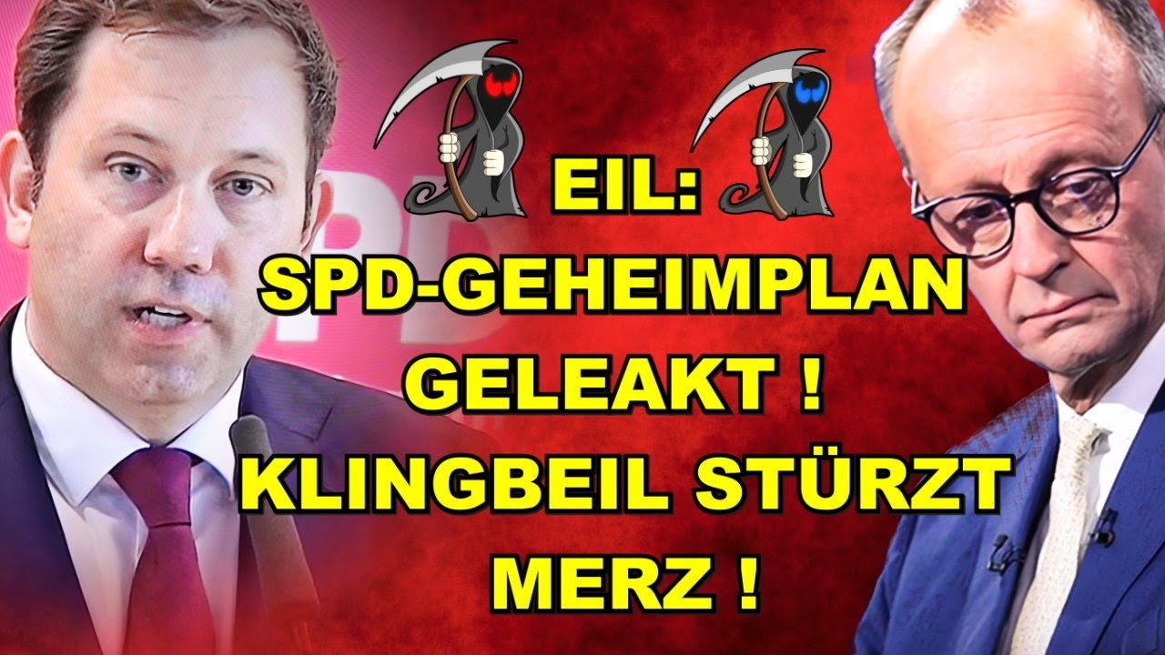 EIL: Geheimplan-LEAK! Klingbeil stürzt Merz!