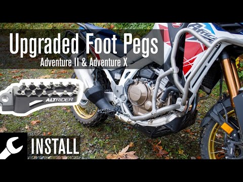 Adventure II & X Foot Pegs Install Guide: