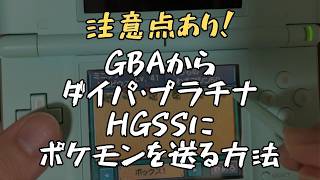 GBAからダイパ・HGSSへのポケモンを送る方法！パルパークの使い方と注意点【第3世代→第4世代】