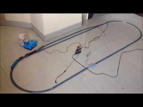 Model Railway Layout With Automated 