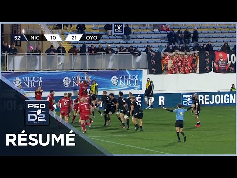 PRO D2 Saison 2024-2025 J17 - Résumé Stade Niçois Rugby – Oyonnax Rugby