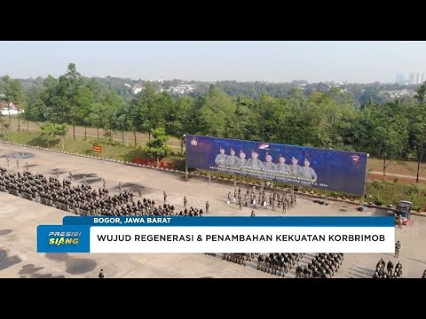 BRIMOB GELAR UPACARA PEMBUKAAN LATBINPUAN PERWIRA, BINTARA, &amp; TAMTAMA REMAJA