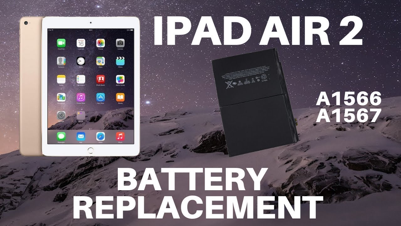 🔋🛠️🍏iPad Air 2 - Battery Replacement (A1566 and A1567)