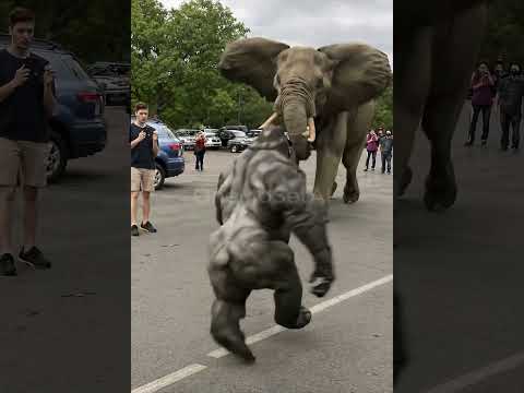 Gorilla VS Elephant