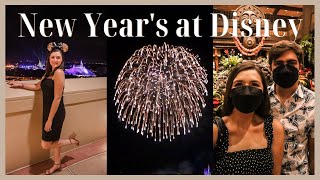 New Year's at Disney - Rooftop Fireworks @ Top of the World Lounge Bay Lake Tower, & Resort Hopping!
