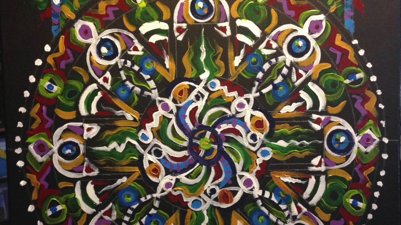 Circular Peppers Mandala Time Lapse