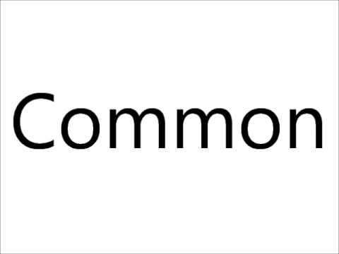 How to Pronounce Common