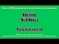 Kodaline - High Hopes (Piano Instrumental ...