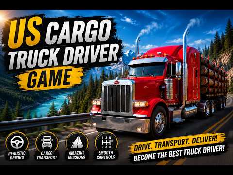 US Cargo Truck Driver Game video thumbnail