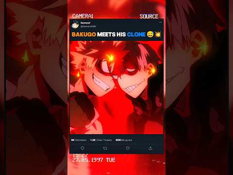 Bakugo meets his clone 😅💥 | #myheroacademia #edit #amv #mha #anime